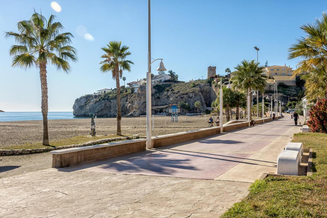 Wintowinrentals 1St Linea De Playa Vista Al Mar Y Piscina La Cala Del Moral Exterior photo